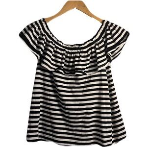 COPY - Kate Spade ♠️ Broom Street Ruffle Top